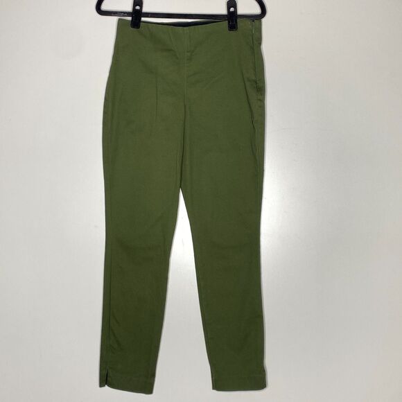 Old Navy Wow Green High-Waisted Super Skinny Ankle Pants Women's Size 2 - Picture 1 of 7